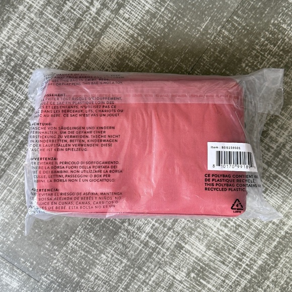 Beis x Rare Beauty The Large Cosmetic Pouch in Worth Pink Color - Picture 6 of 7